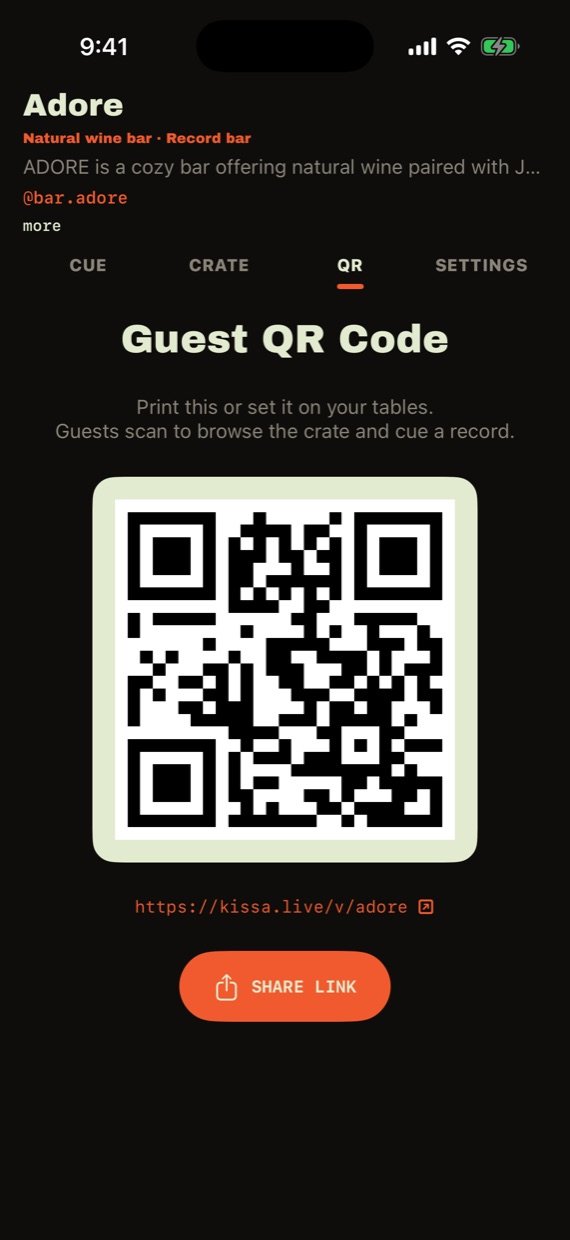 Guest QR tab